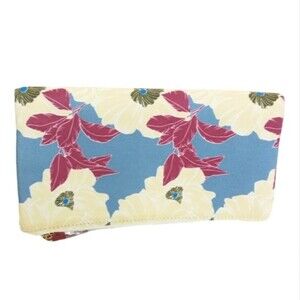 Rachel Pally Yellow Floral Reversible Clutch